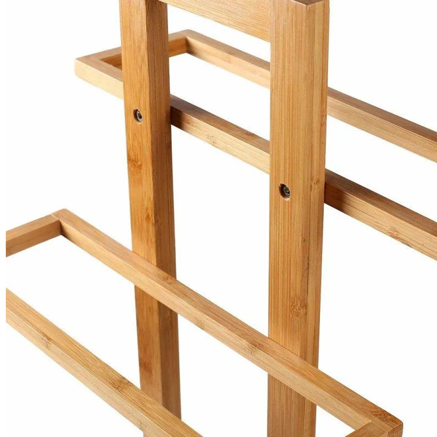 bamboo stand towel holder