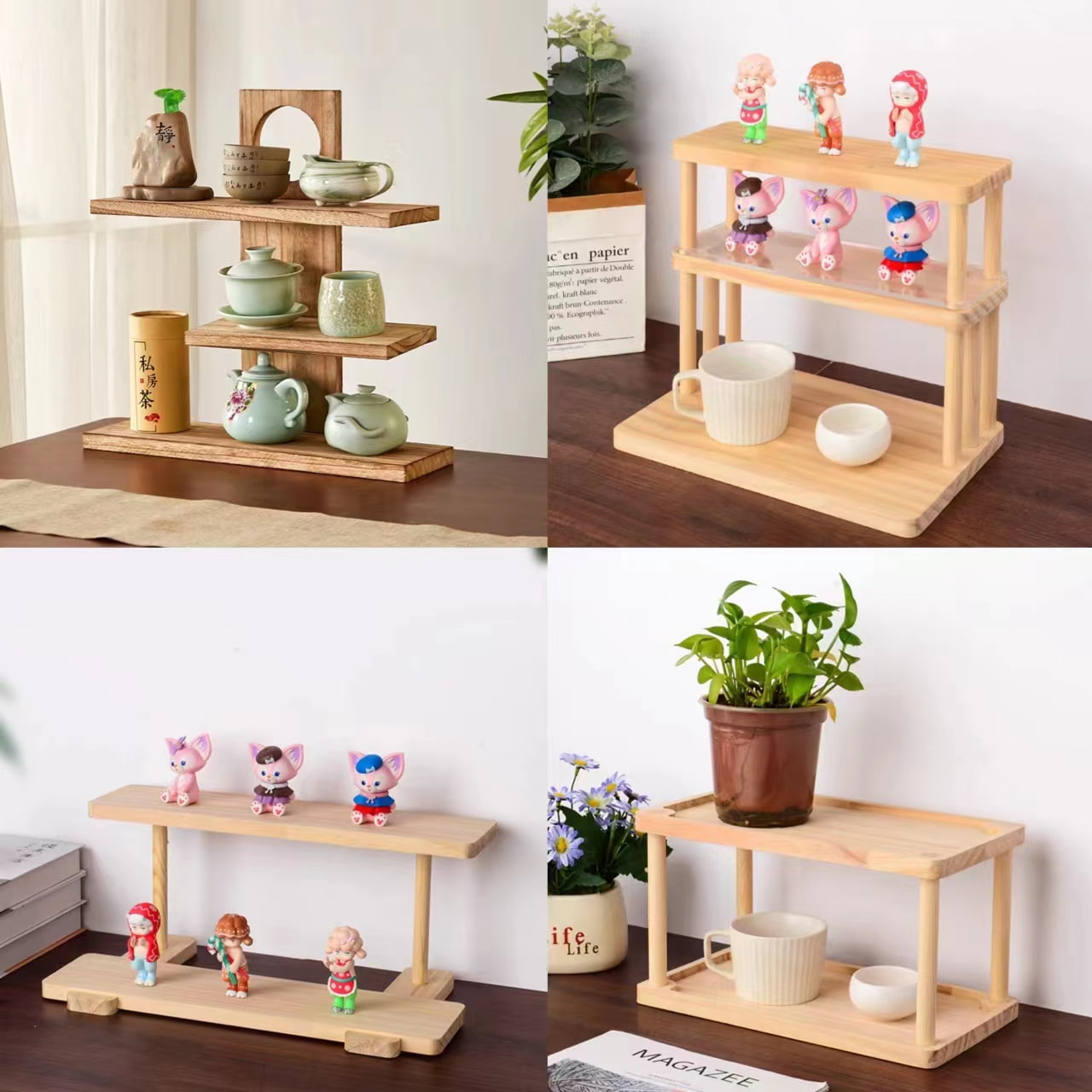 Multi-level shelves